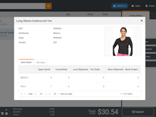 MicroBiz Cloud POS Software - The customer profile displays all relevant data about the customer attached to the transaction.  You can view the customers pricing group, store credit and credit account balance and whether that customer has any store credits or gift cards outstanding.