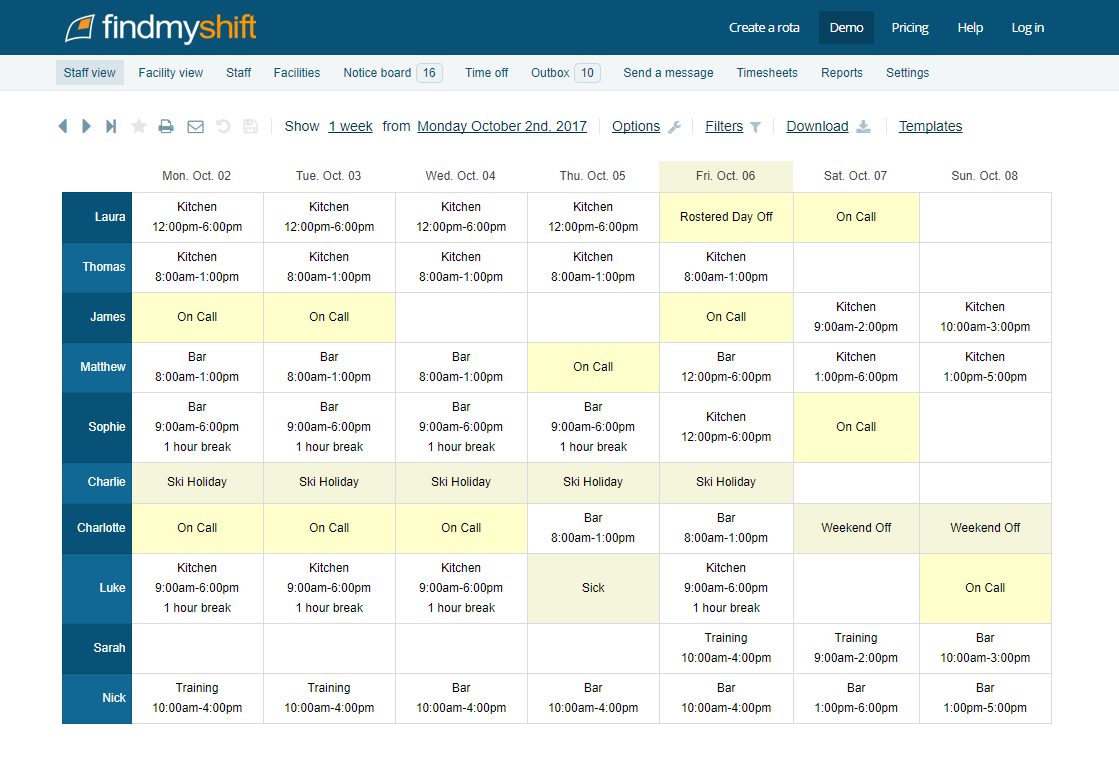 Findmyshift Software - 1