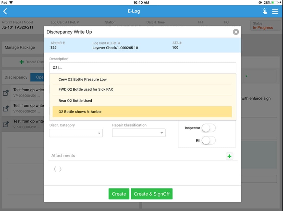 Ramco Aviation Software - Discrepancy Reporting