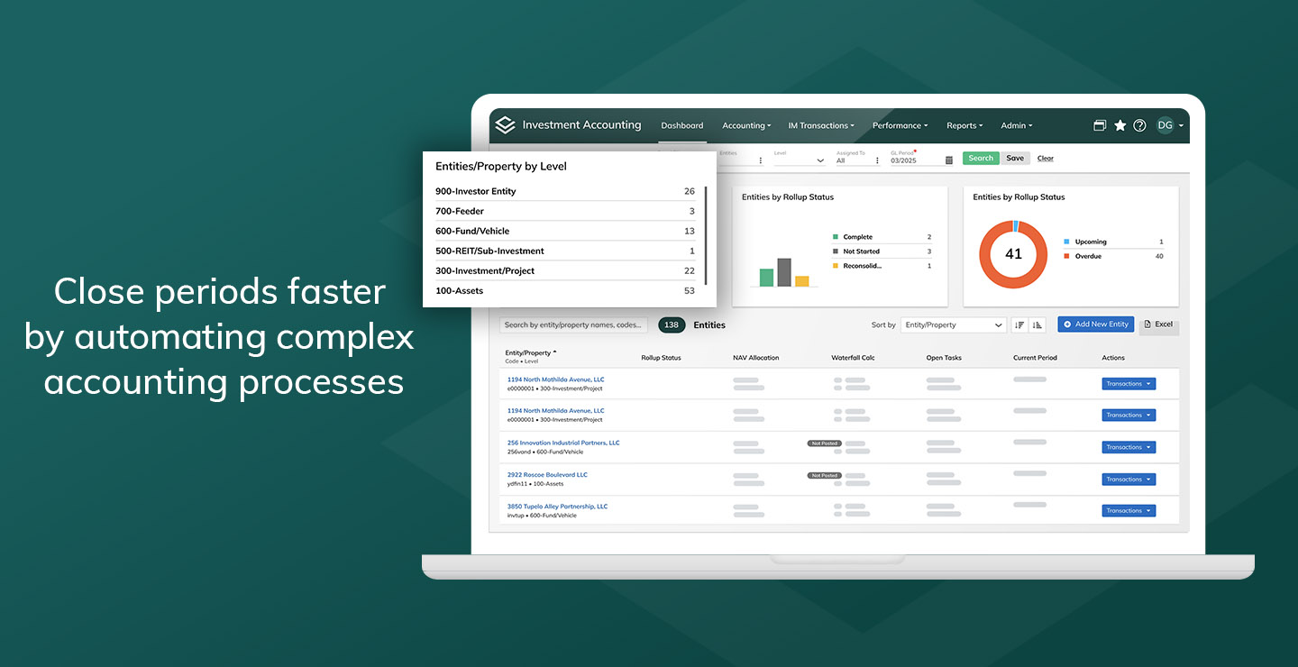 Yardi Investment Accounting screenshot: Yardi Investment Accounting automate financial operations
