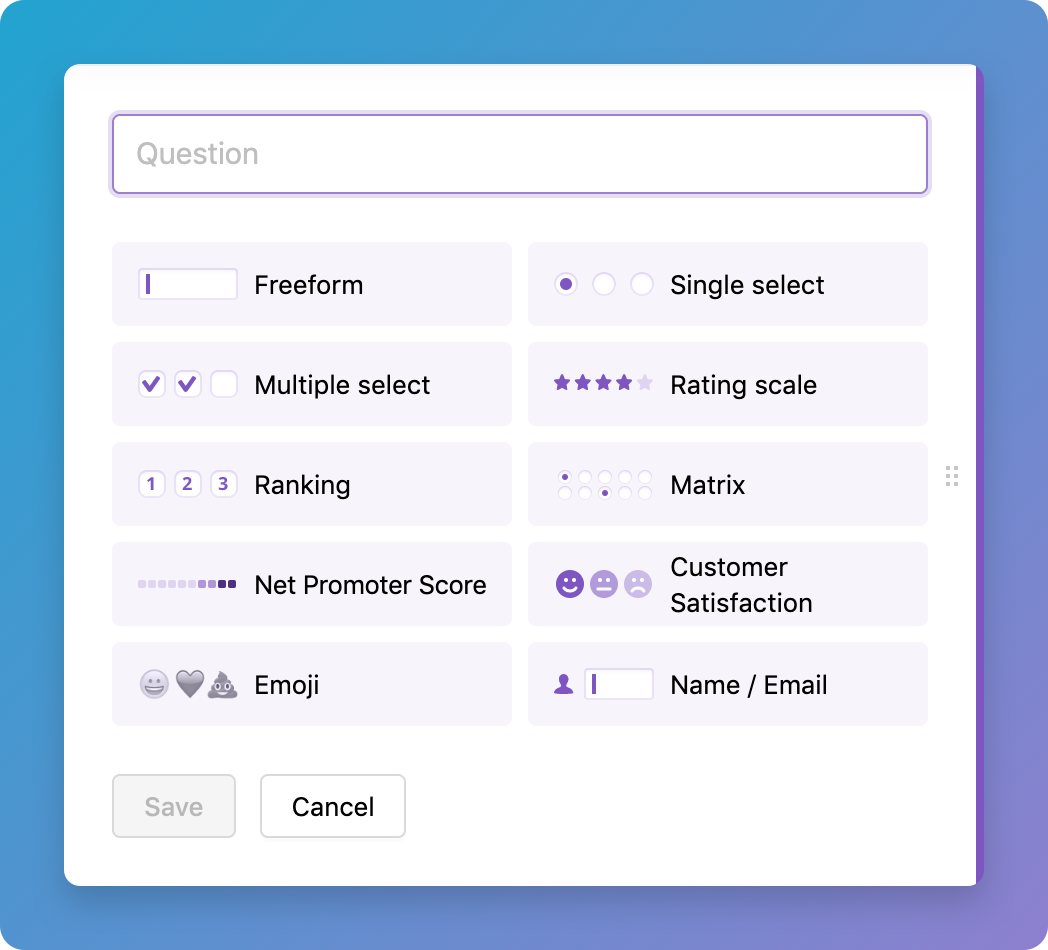 Iterate screenshot: Craft surveys