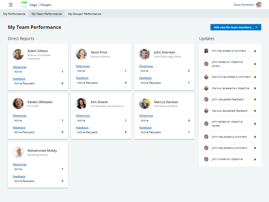 Sage People Software - 5
