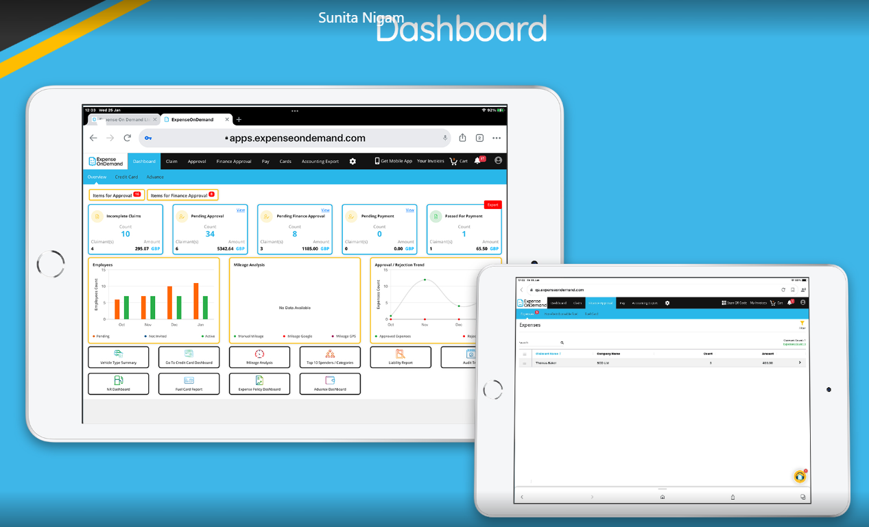 ExpenseOnDemand screenshot