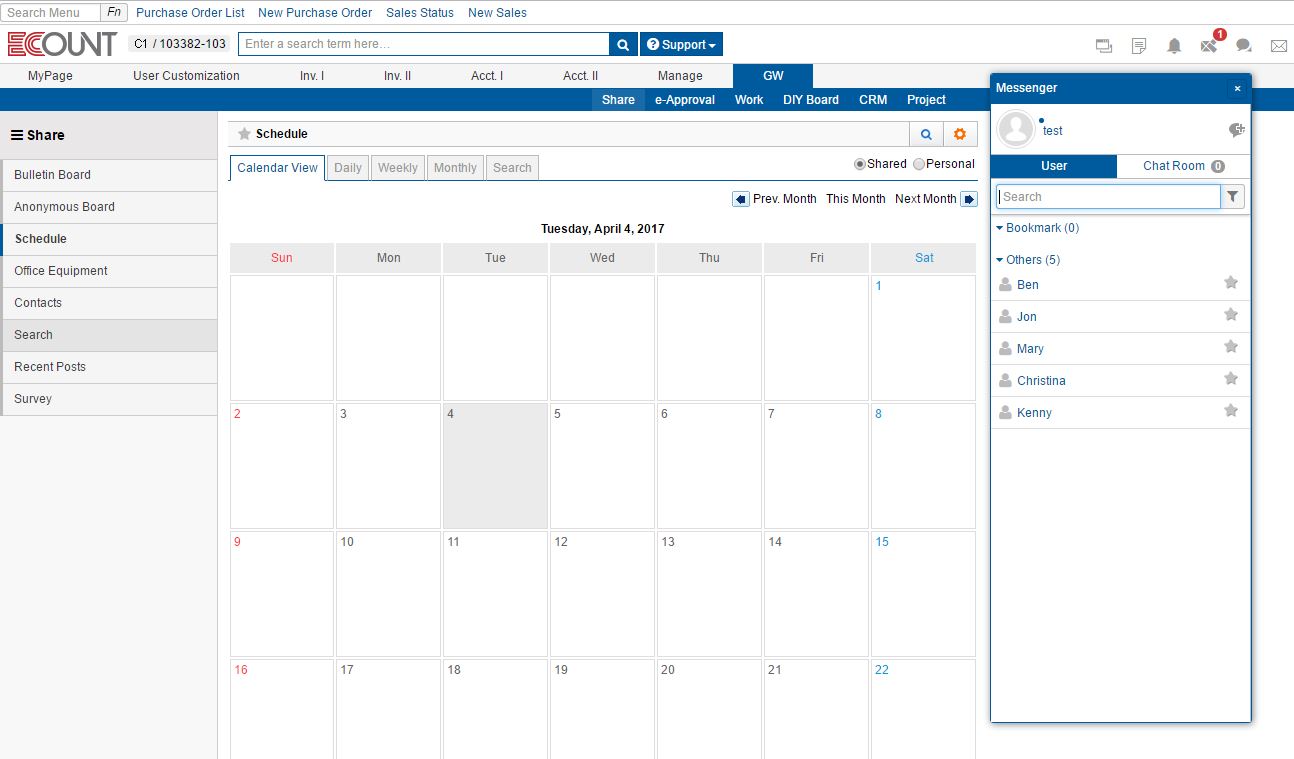Calendar