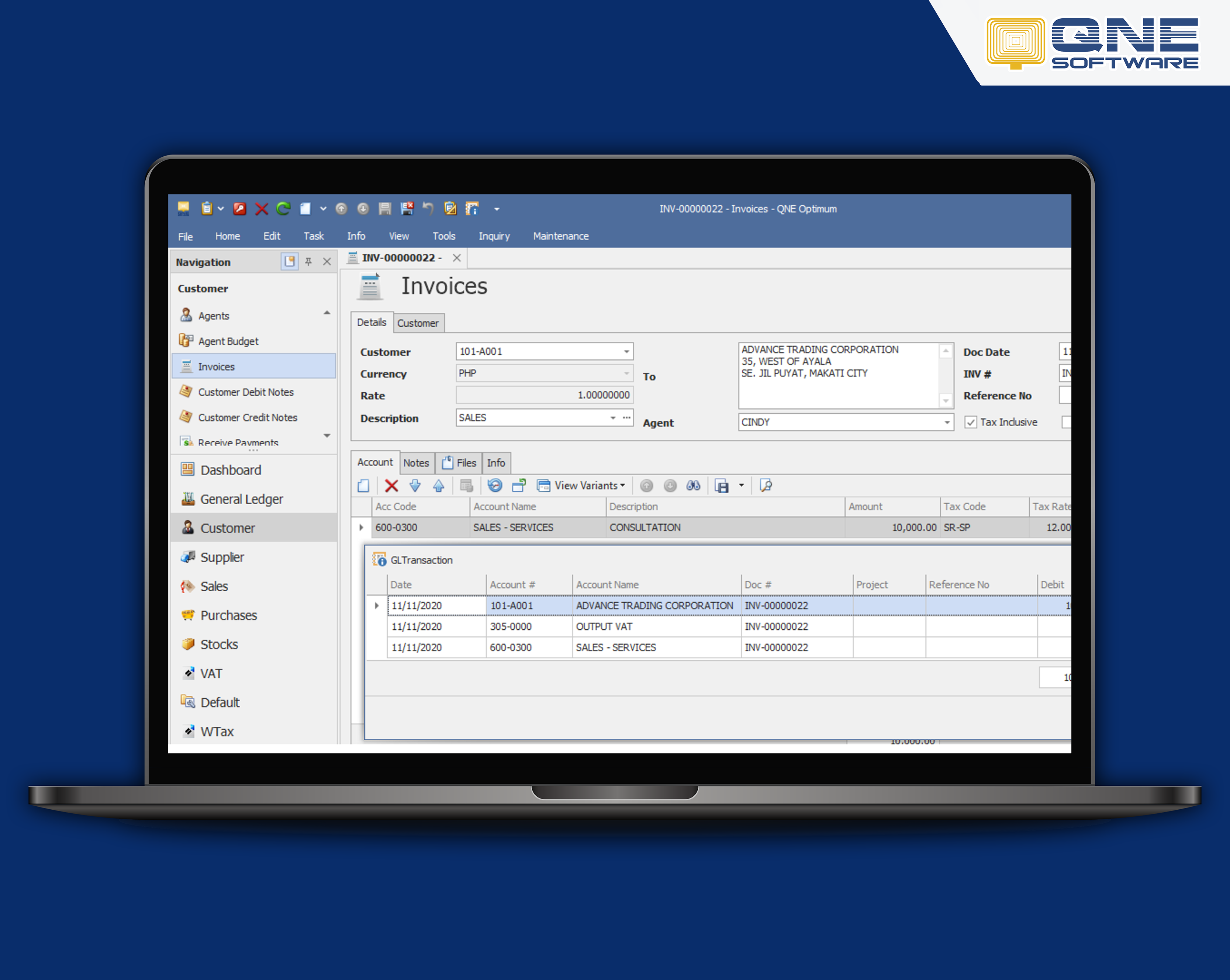 QNE Accounting Software Software - 2