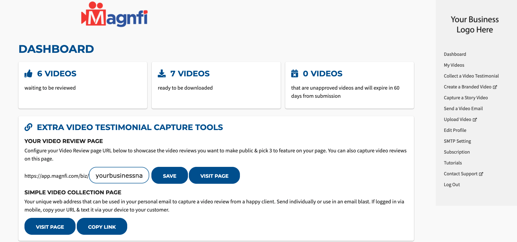 Main Dashboard! All your essential Video Marketing tools in 1 spot!-thumb