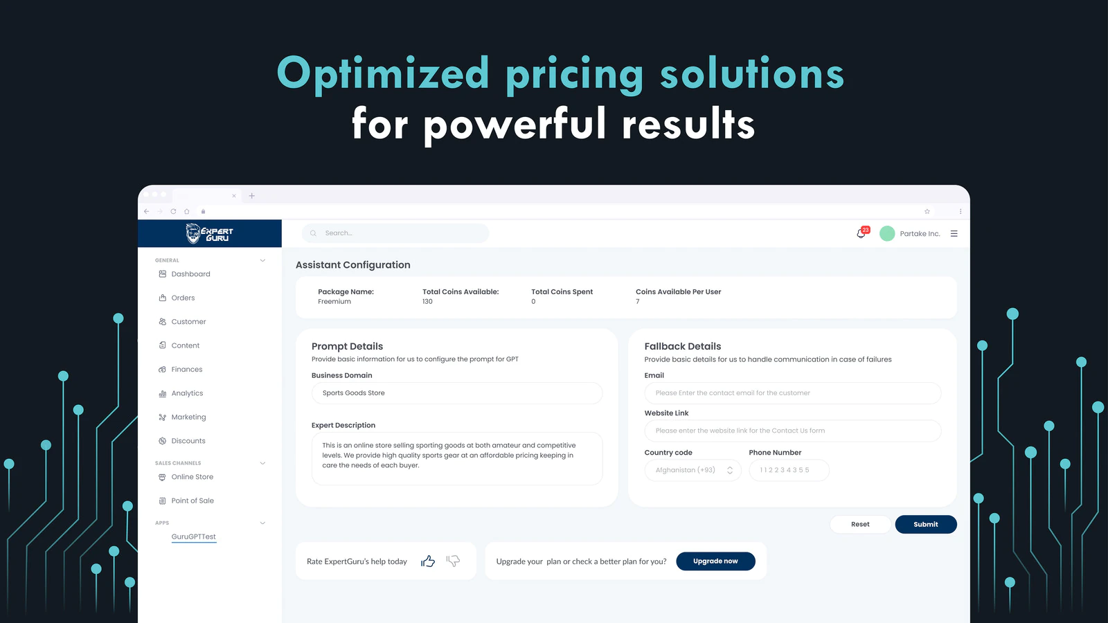 Optimized pricing solutions for powerful results