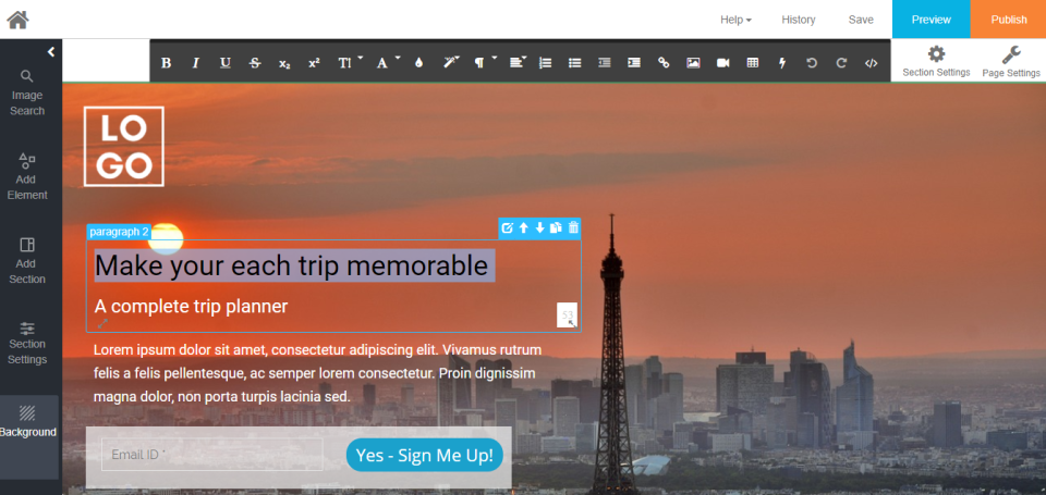 Sunny Landing Pages Software - 4