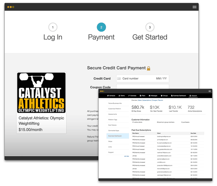 Exercise.com Payment Management