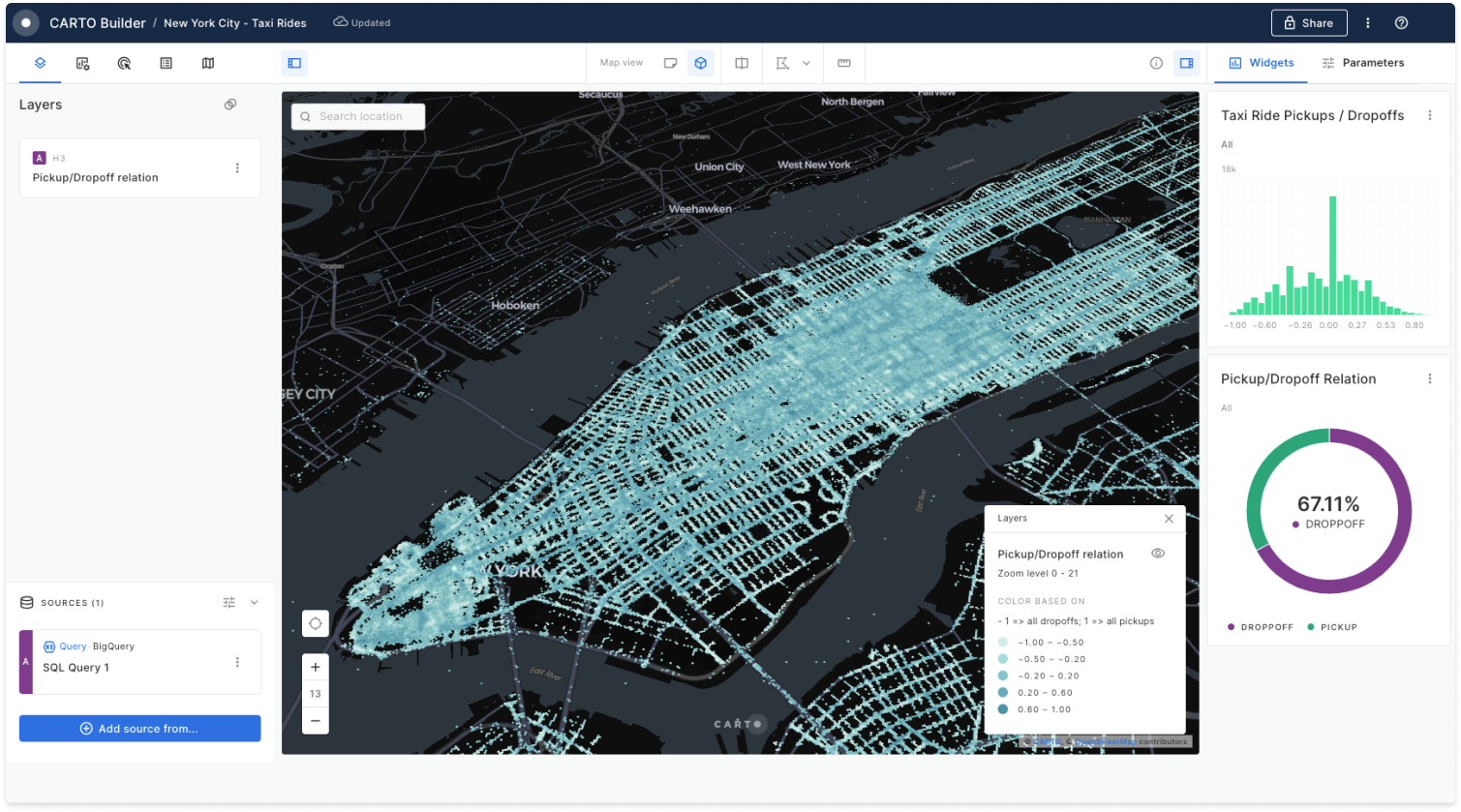 CARTO Software - CARTO Builder. Data mapping software made simple. Visualize, analyze & share spatial insights in minutes.