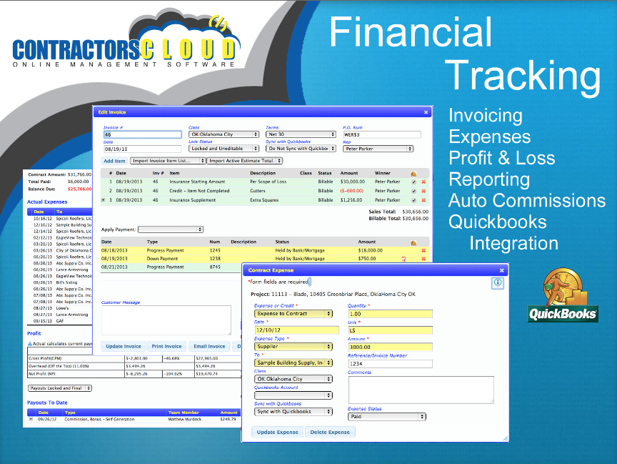 Financial tracking