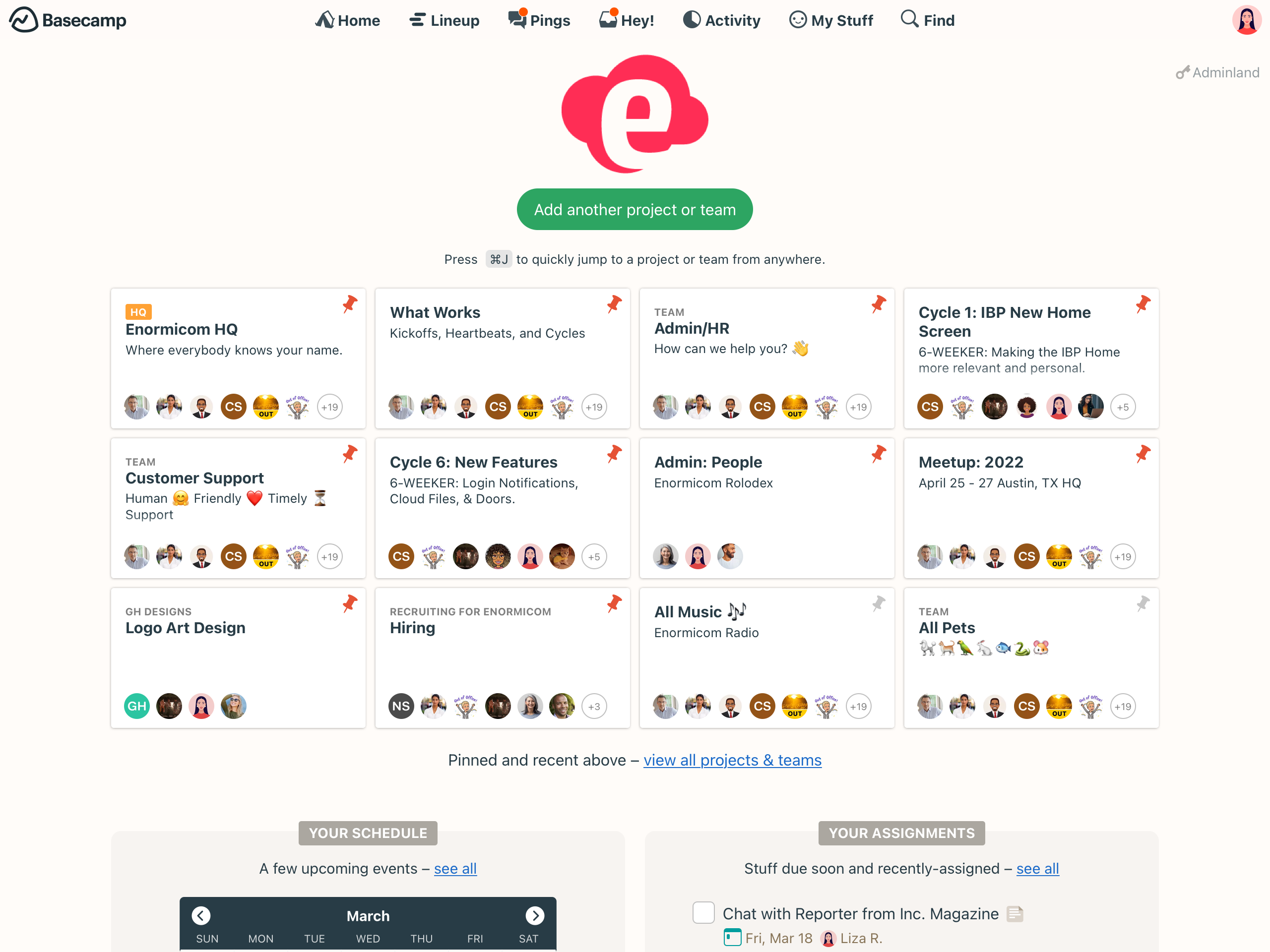 Basecamp Software - Get organized and stay that way with Basecamp projects.