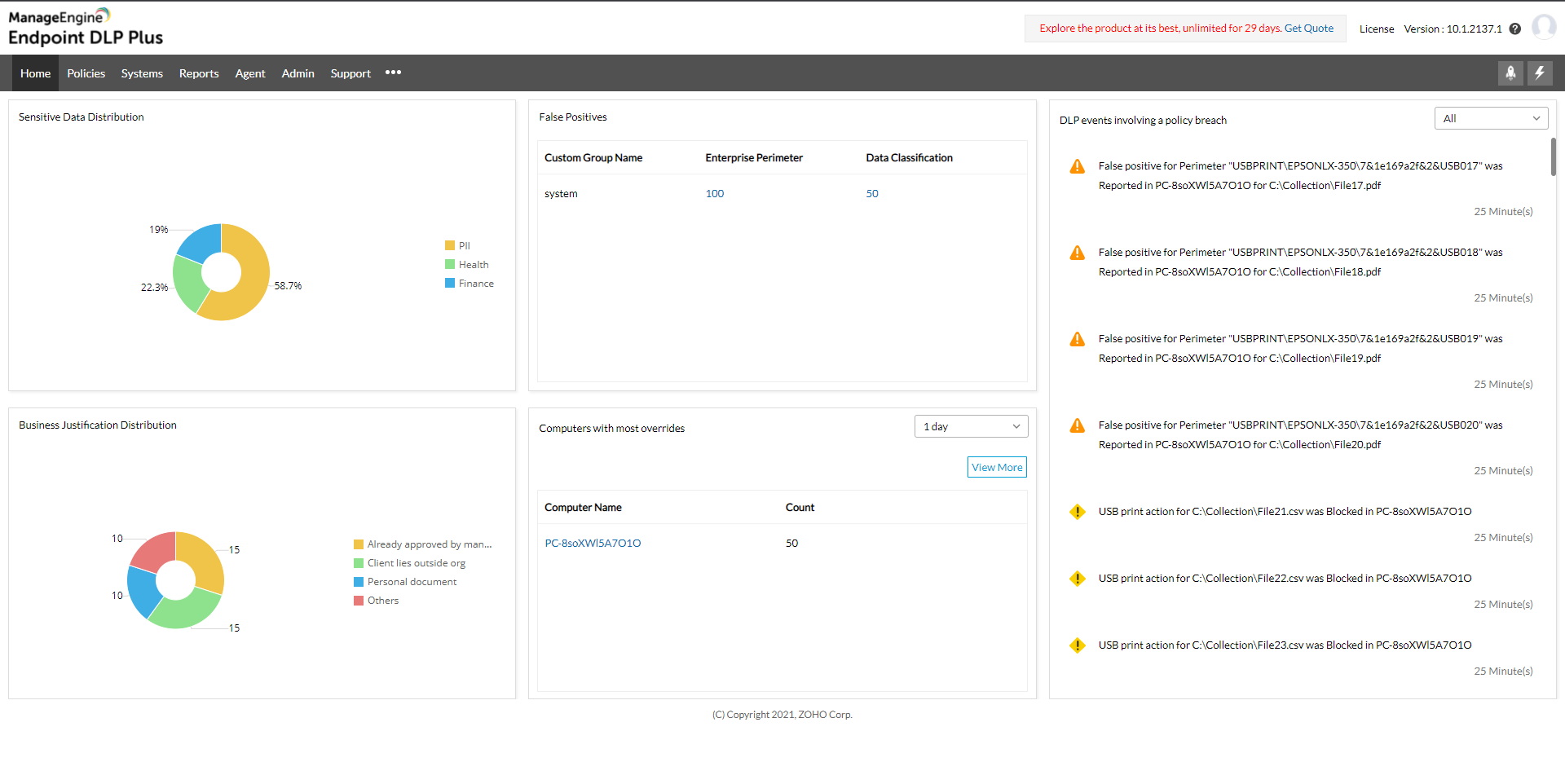 ManageEngine Endpoint DLP Plus Reviews, Cost & Features | GetApp ...