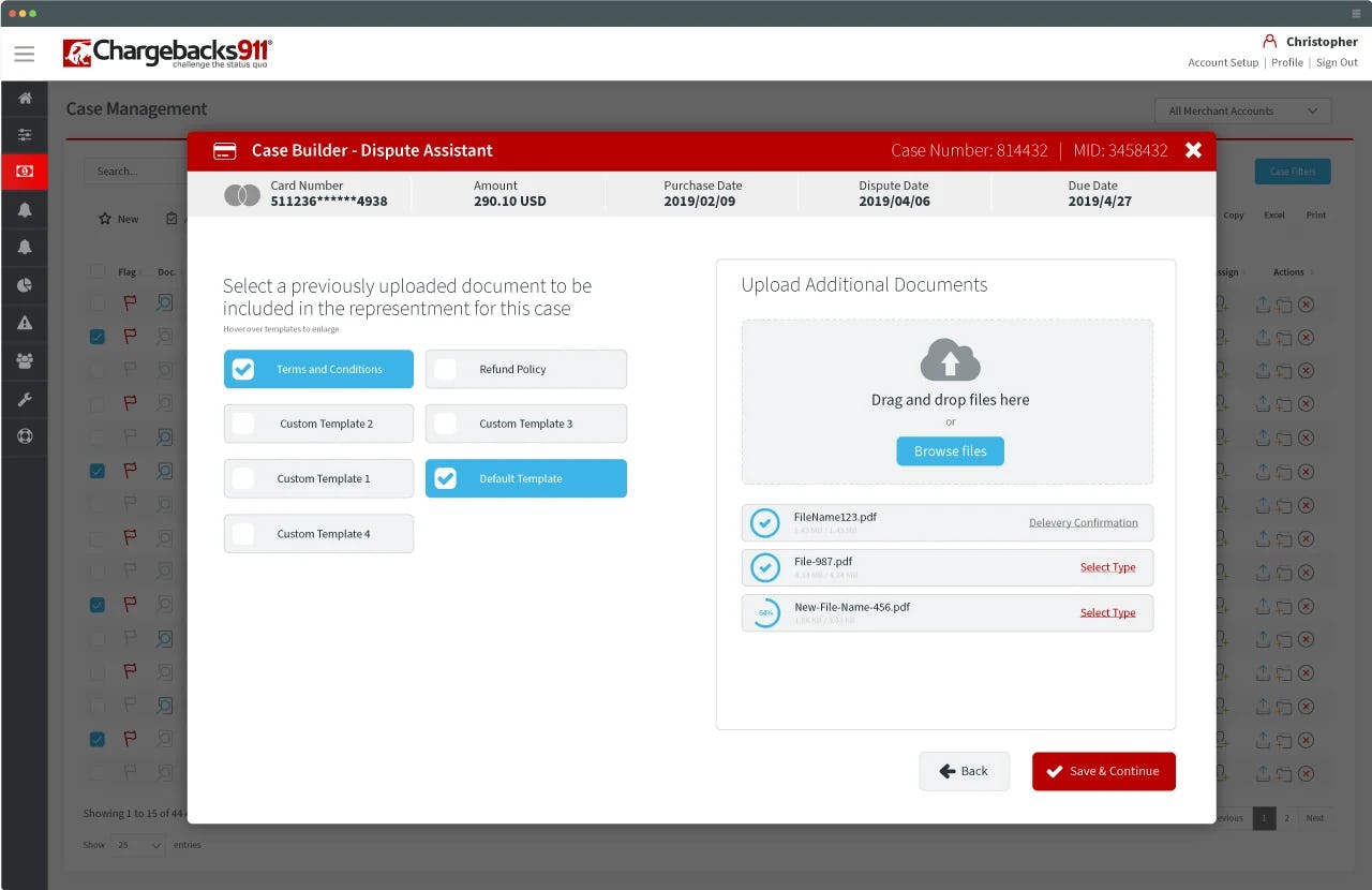 Chargebacks911 Software - Chargebacks911 Client Portal