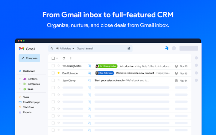 NetHunt CRM screenshot: NetHunt CRM for Gmail
