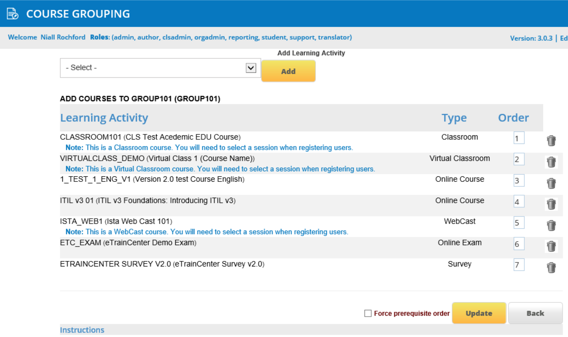 eTrainCenter Logiciel - 1