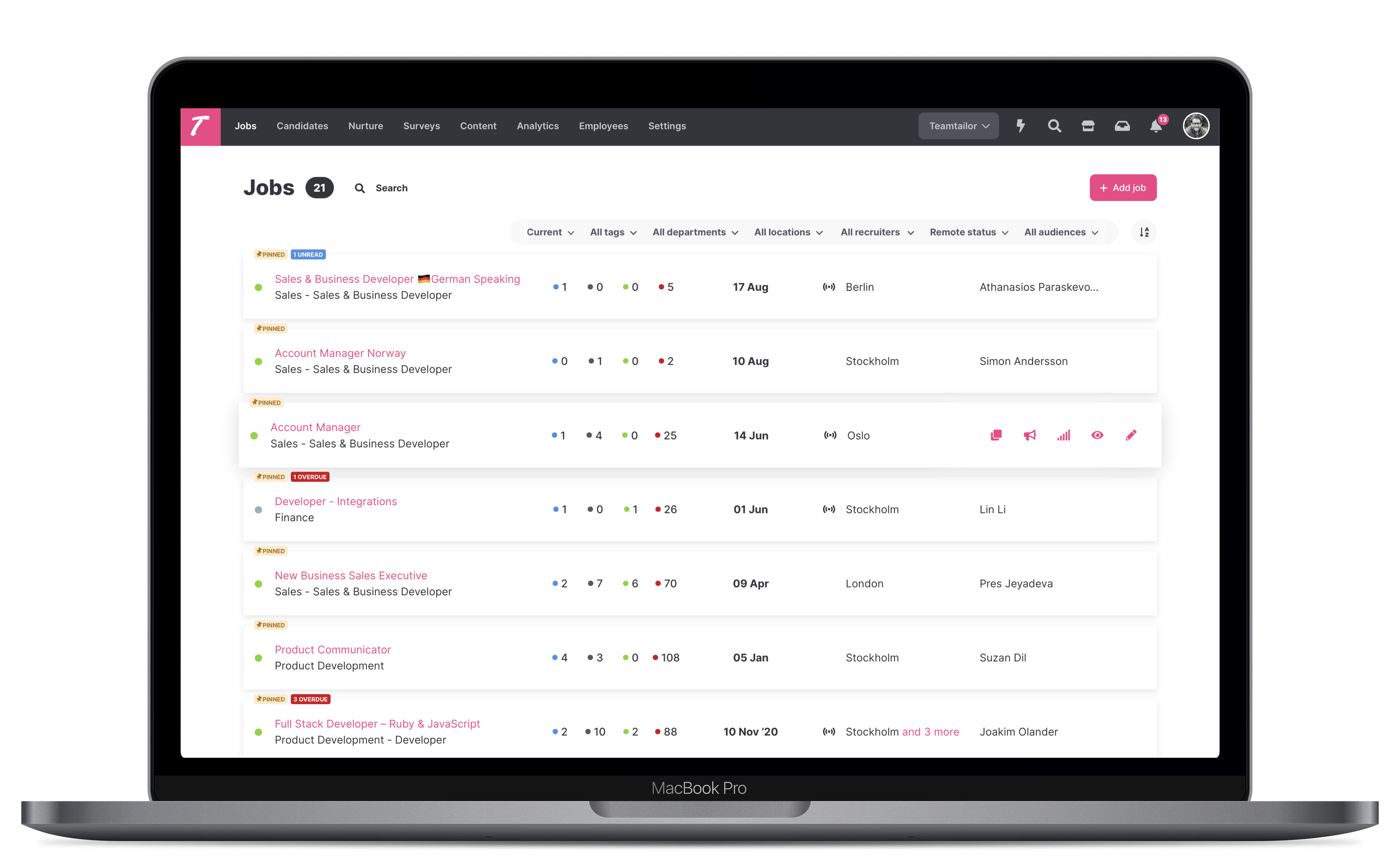 Teamtailor Software - 1