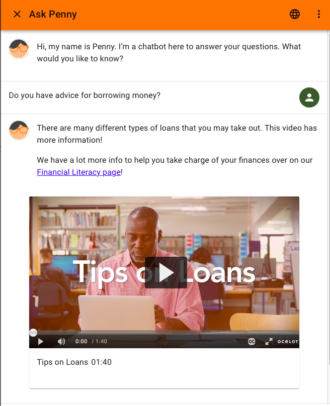 ocelot chatbot ocelot chatbot