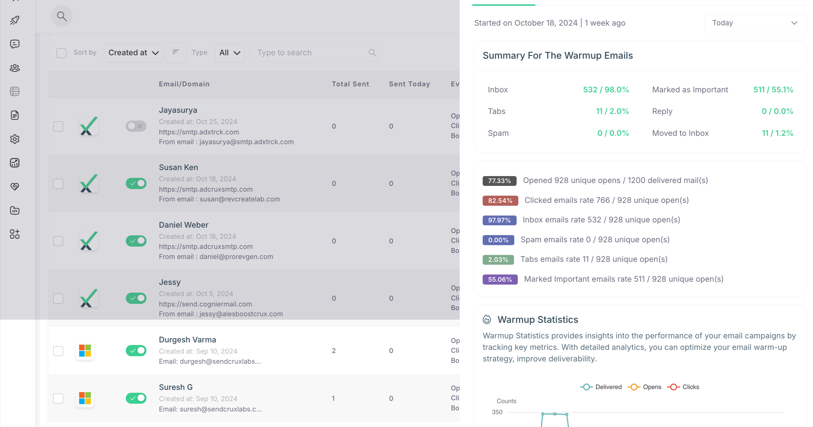 Sendcrux Software - Sending Server Details