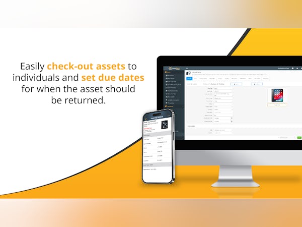 AssetCloud Software - Easily check-out assets to individuals and set due dates for when the assets should be returned