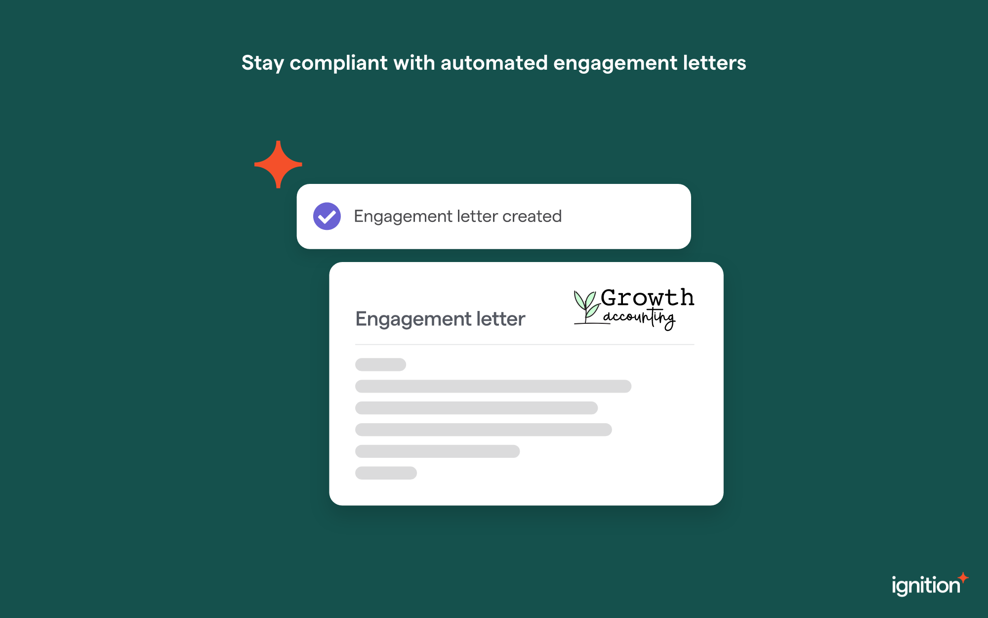 Automated engagement letters
