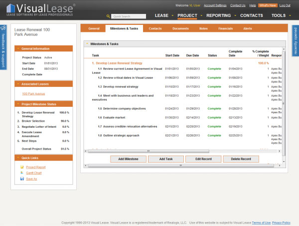 Visual Lease Software - 4
