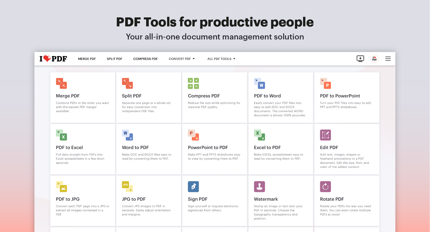 ILovePDF - Reseñas, Precios Y Funciones - Capterra México 2024