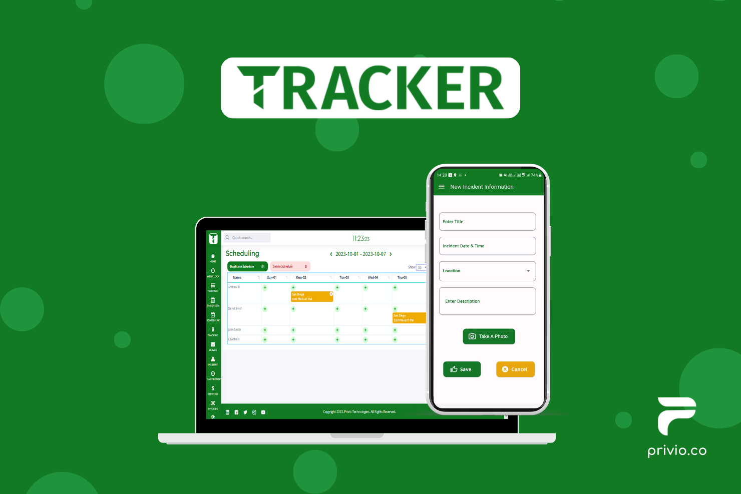 Privio Tracker