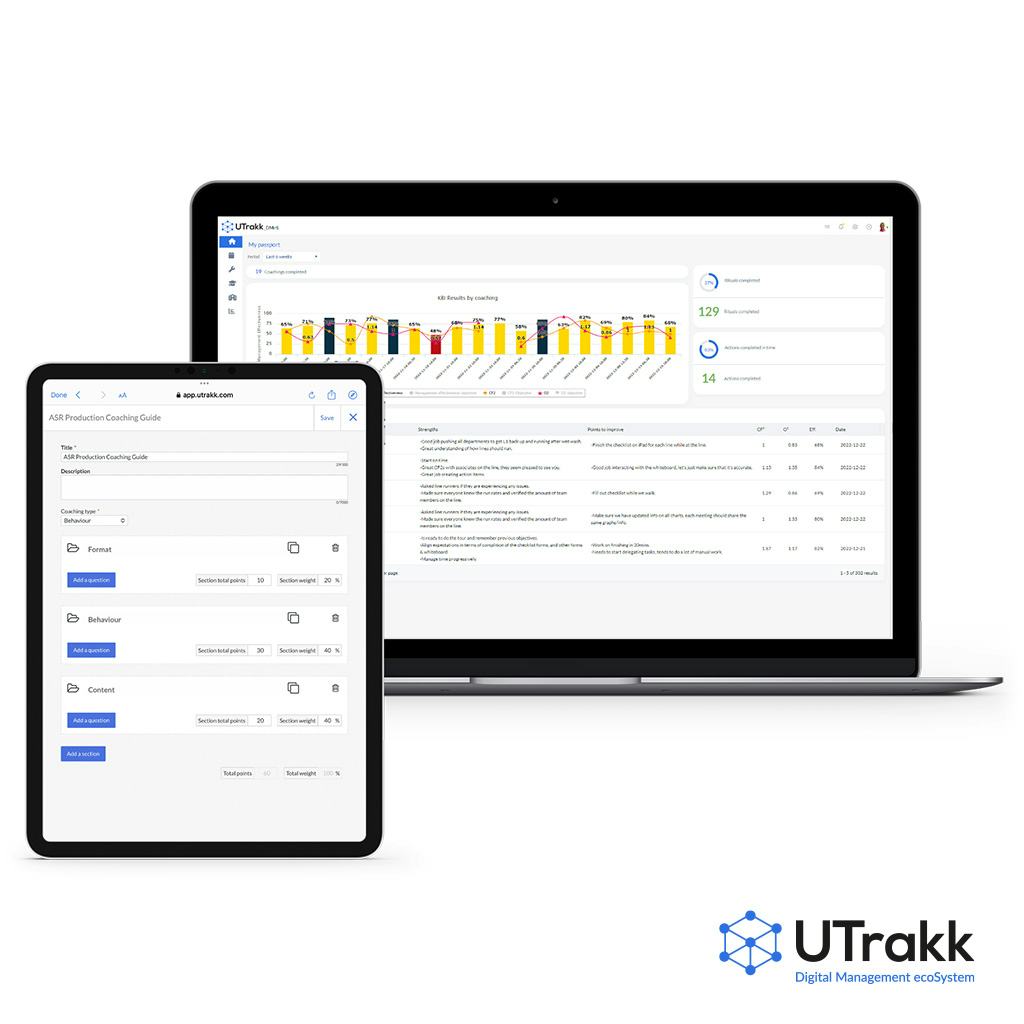 UTrakk DMeS Software - Coaching module