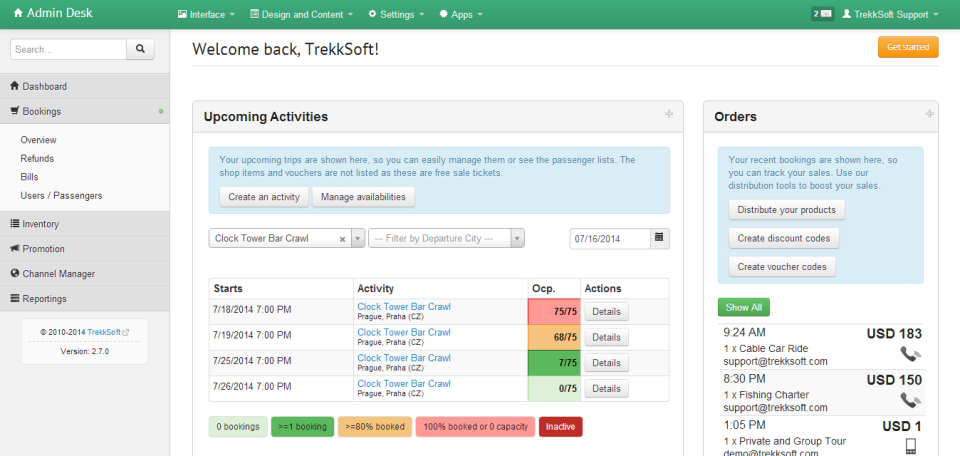 TrekkSoft Logiciel - 3