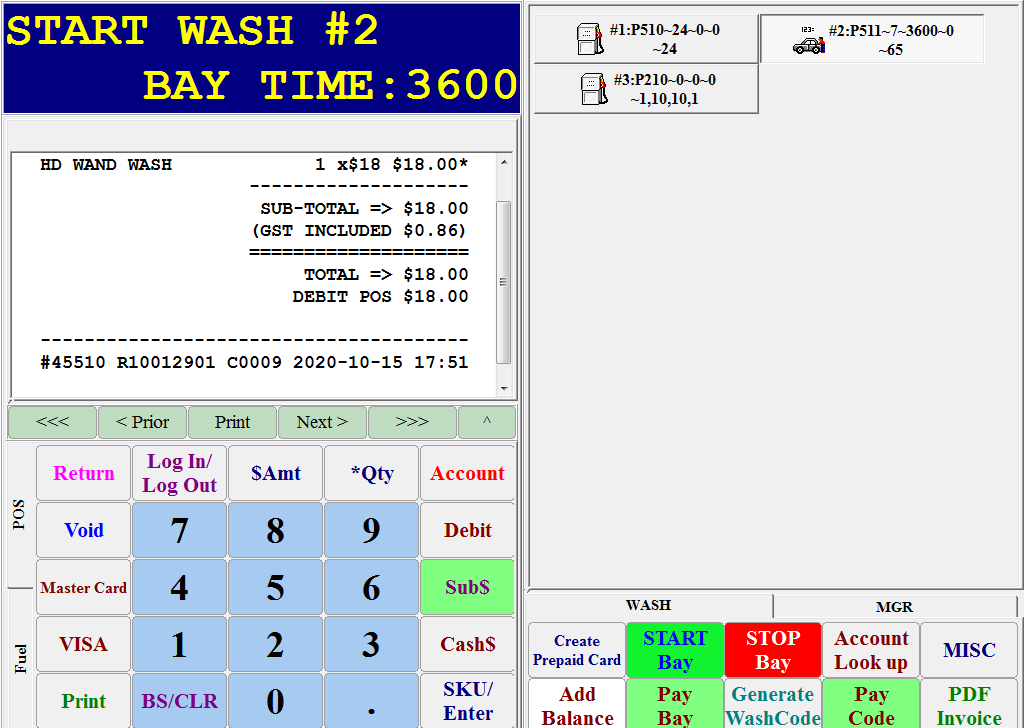 Control wash bays and monitor usage while helping customers in-store.
