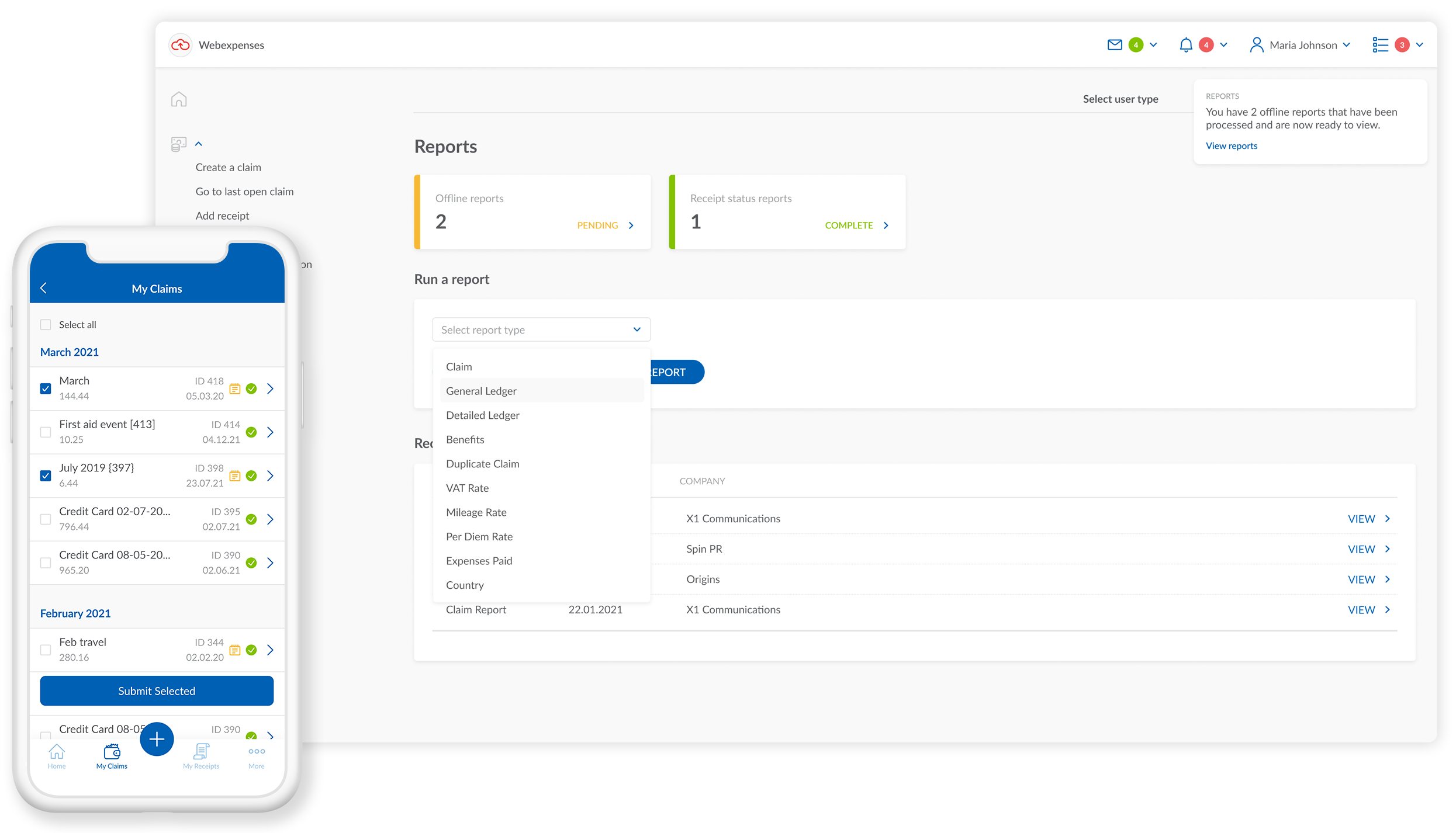 webexpenses Logiciel - 2
