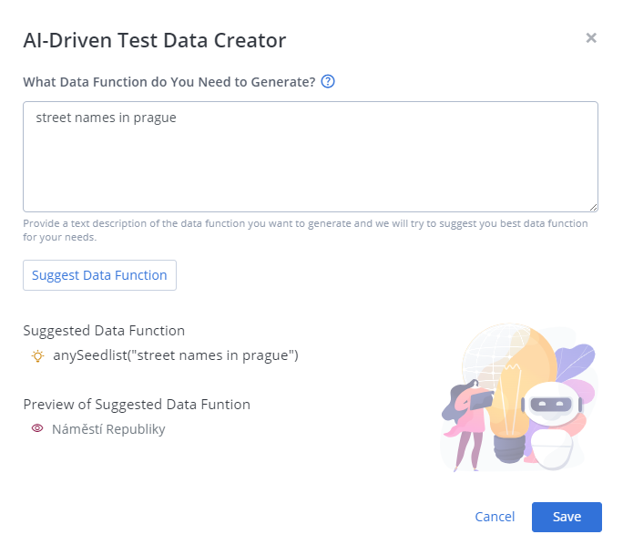 AI-Driven Test Data
