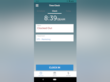 APS Payroll Software - APS Mobile app - employee time clock