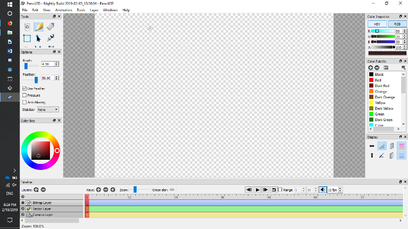 pencil 2d animation exporting