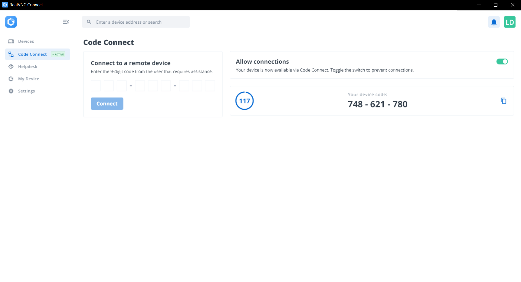 RealVNC Connect Software - 2