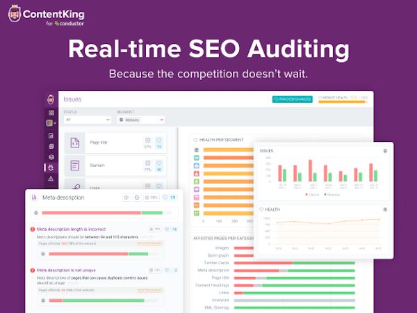 ContentKing Software - Real-time SEO Auditing. Because the competition does not wait.