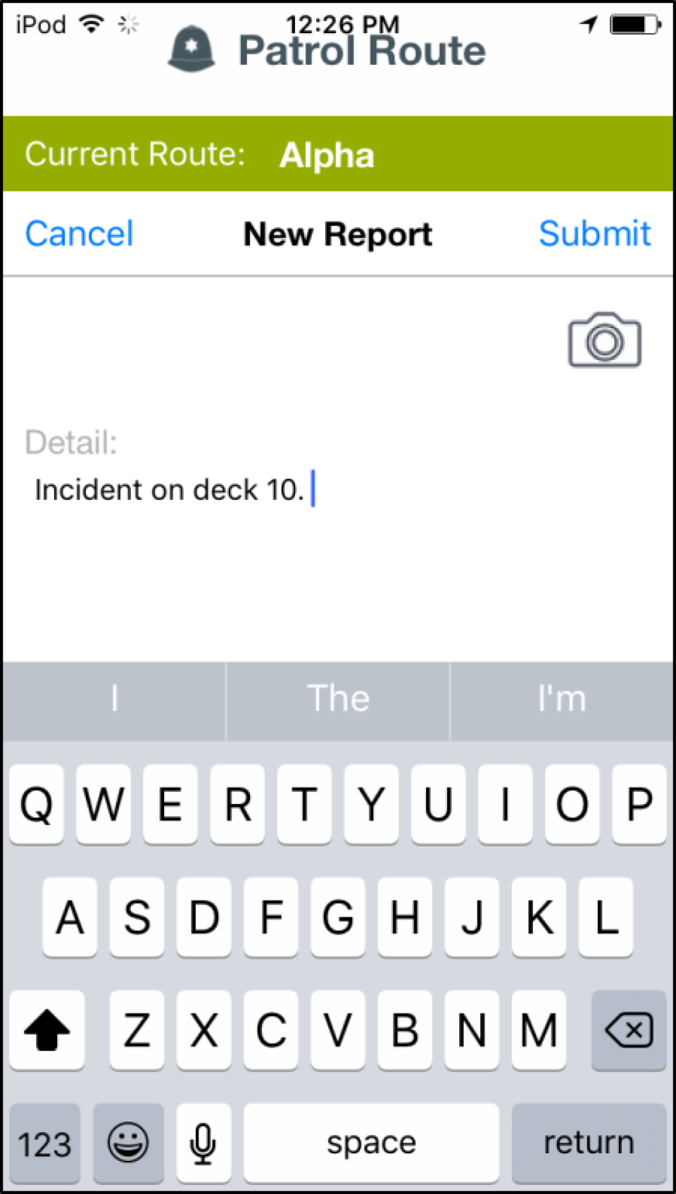 Report issues/incident-thumb