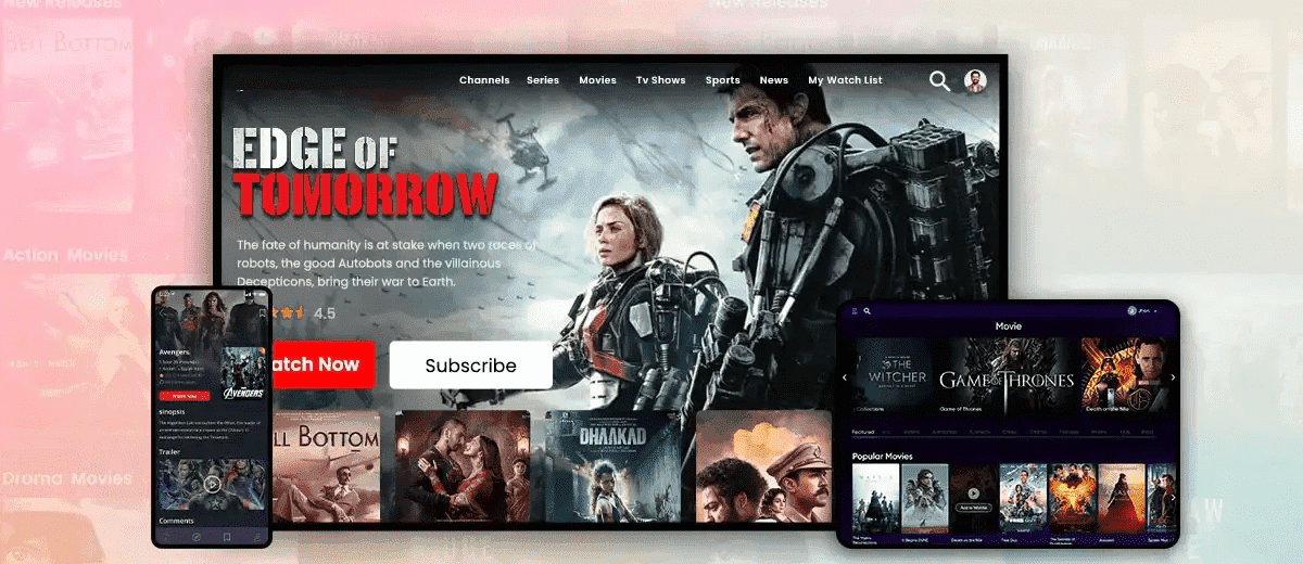 Mogi OTT Platform screenshot