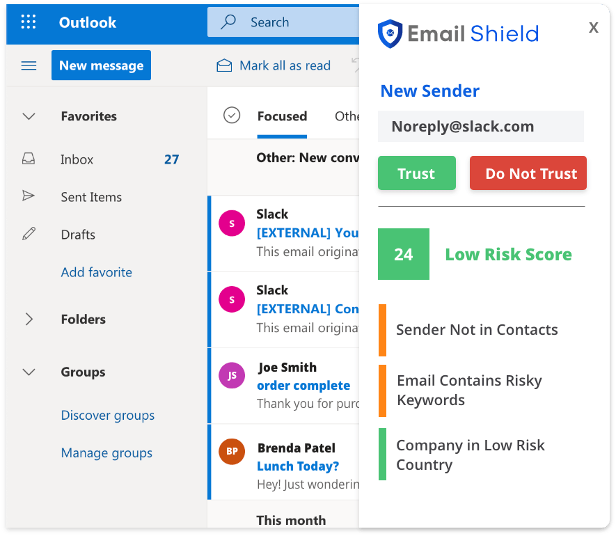 Email Shield UI