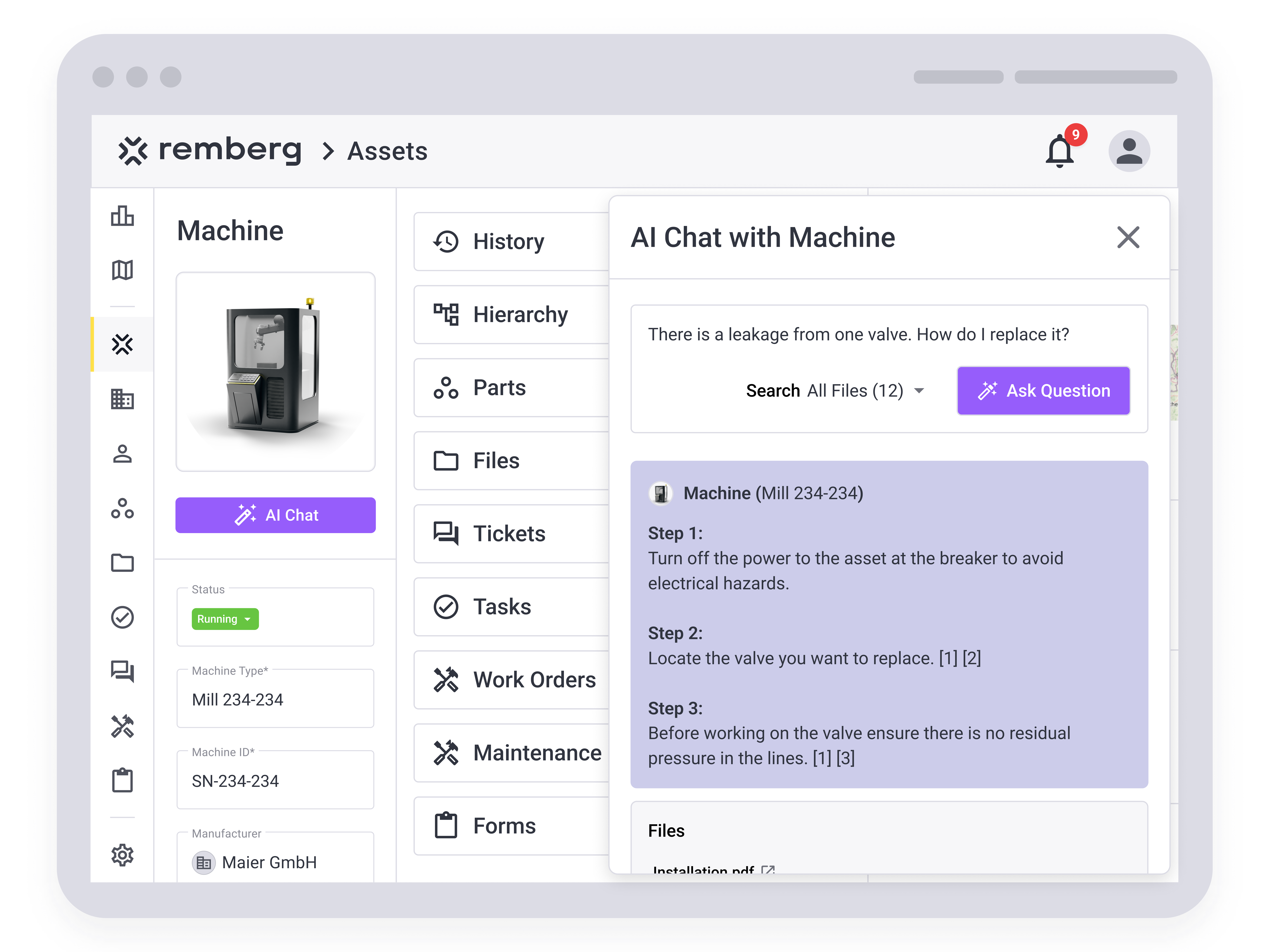 remberg Software - The remberg AI Copilot delivers the exact information you need – instantly. Whether it’s a circuit diagram or something buried deep in technical documentation, you’ll find it up to 10x faster, without the endless searching.