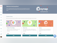 Synap Software - Scale your business with our integrated e-commerce store designed for you to upload and sell your content. Fully customise your store with banners, course titles, images, descriptions and prices