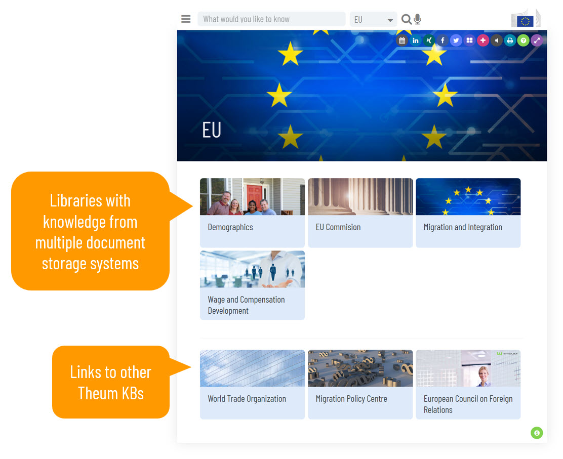 Theum screenshot: Fast, intuitive knowledge access