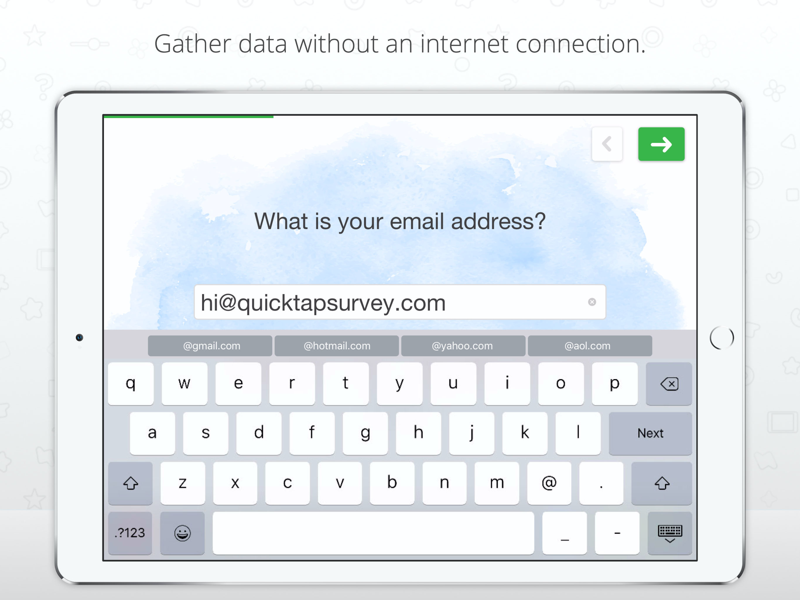 QuickTapSurvey Software - Capture data anywhere with 40+ question types designed for mobile data colleciton.