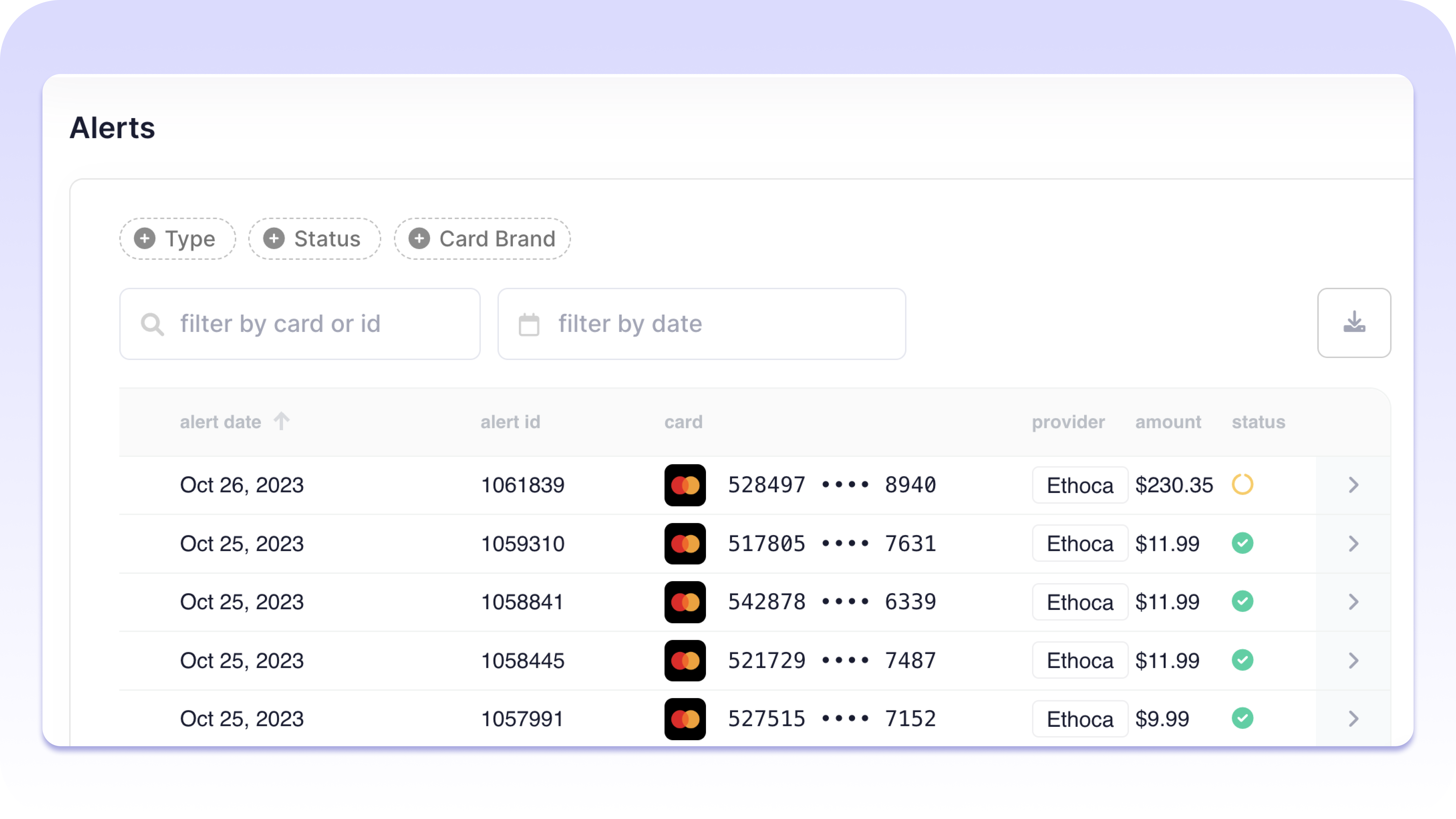 Chargeblast Software - Chargeblast alerts - thumbnail