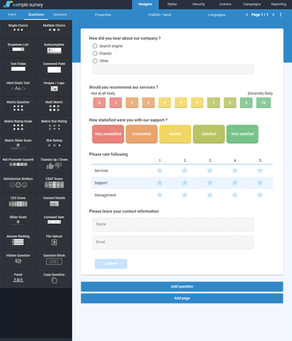 ngSurvey Software - 1
