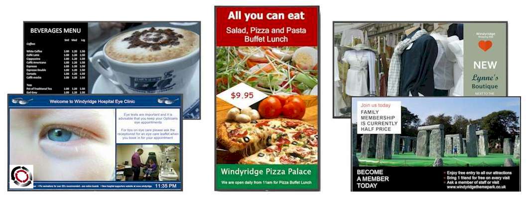 Repeat Signage software is in daily use in hospitals, restaurants, takeaways, tourist offices, retail, schools and government etc., across 31 countries, offering a simple to use digital signage solution for display screen advertising