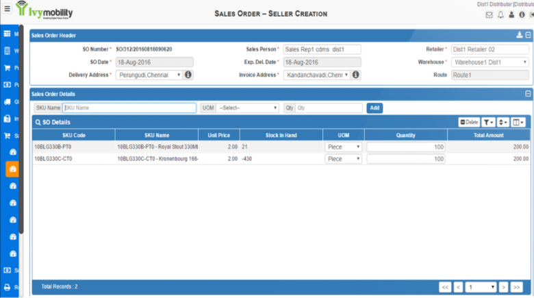 Ivy Mobility Software - 2