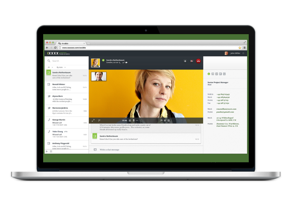 Circuit screenshot: Circuit web conferencing