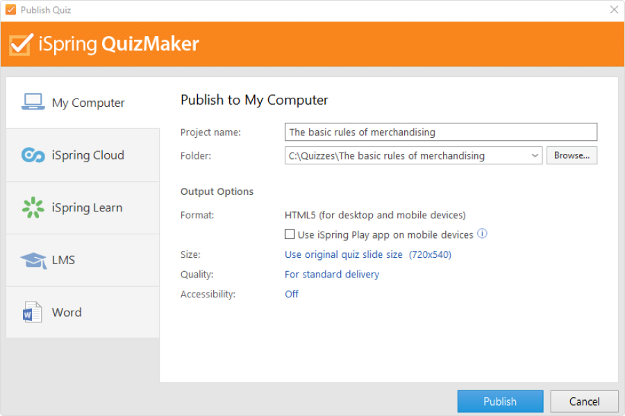 iSpring QuizMaker Software - 4